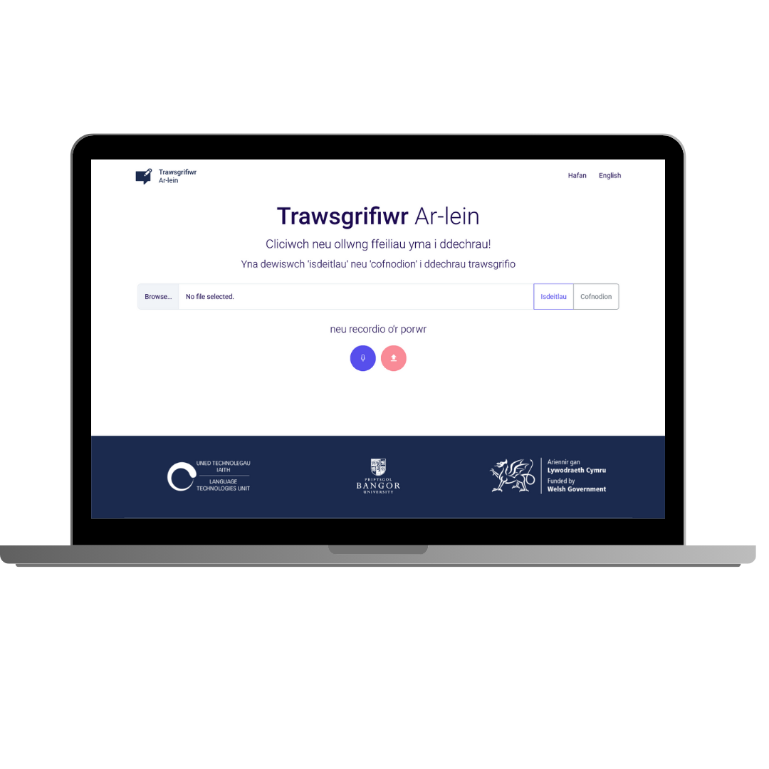 gwefannau ar sgrin ffon a chyfrifiadur